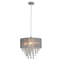 Lexi Lighting-Delia Chandelier – Grey / White